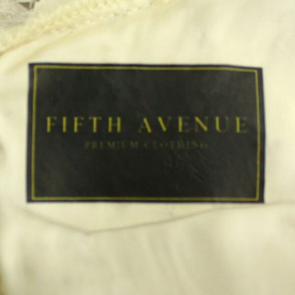 Chic 1990s Vintage Ivory Lace Maxi Dress - Embrace Retro Glamour - Picture 3 of 5